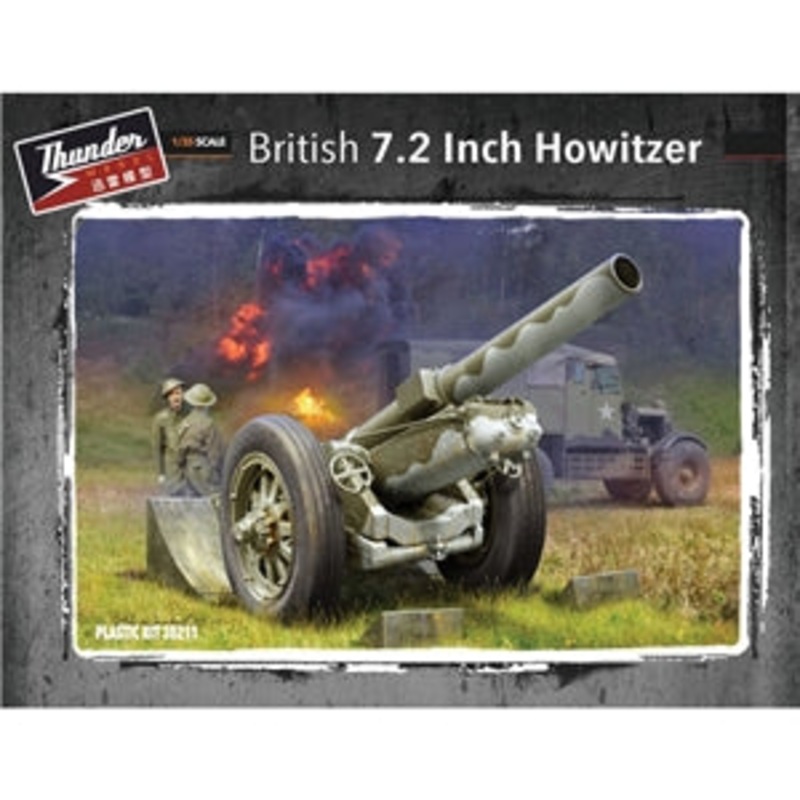 THUNDER MODEL 35211  BRITISH 7,2 INCH HOWITZER   1/35 SCALE