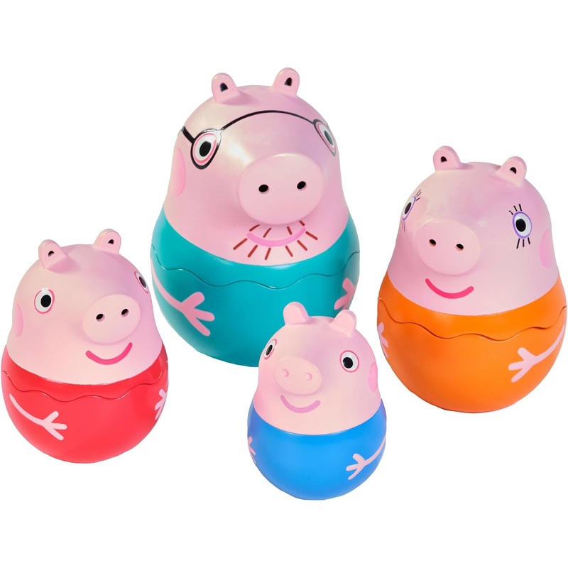 TOMY TOOMIES PEPPA PIG NESTING FAMILY