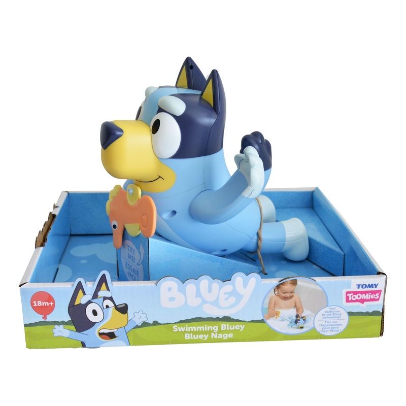 TOMY TOOMIES SWIMMING BLUEY
