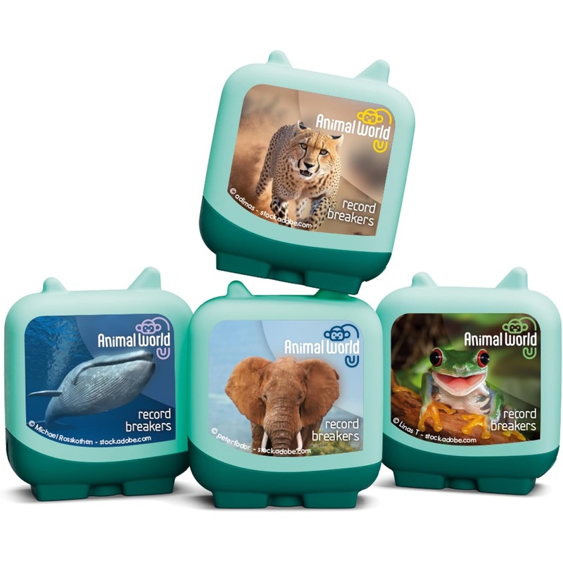 TONIES ANIMAL WORLD RECORD BREAKERS CLEVER TONIES SET OF 4