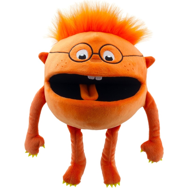 THE PUPPET COMPANY PC004404 BABY ORANGE MONSTER HAND PUPPET