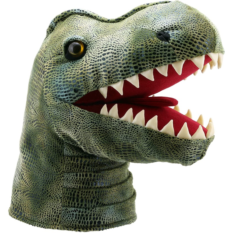 THE PUPPET COMPANY PC4802 LARGE DINO HEADS TREX HAND PUPPET