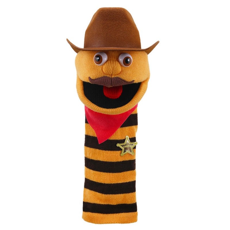 THE PUPPET COMPANY PC7020 SOCKETTE HAND PUPPET COWBOY