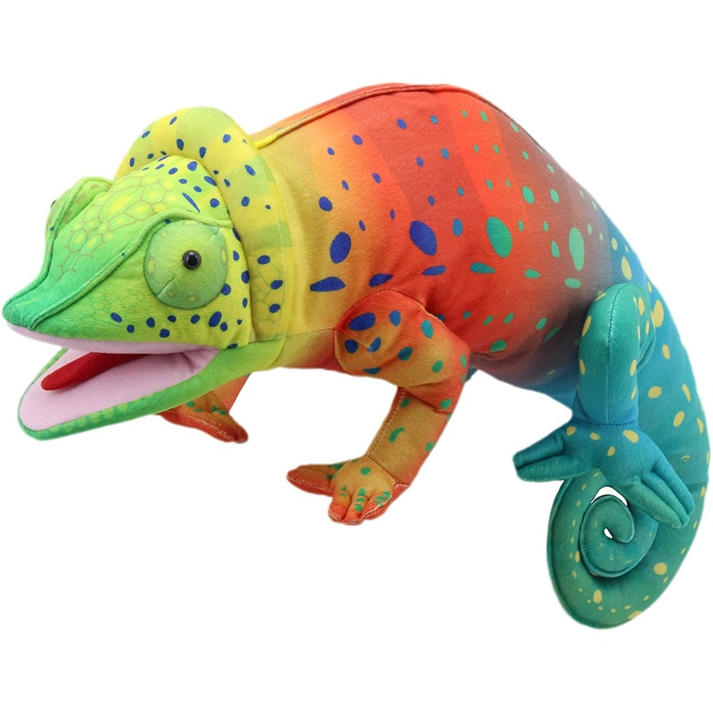 THE PUPPET COMPANY PC9701 LARGE CREATURES CHAMELEON HAND PUPPET