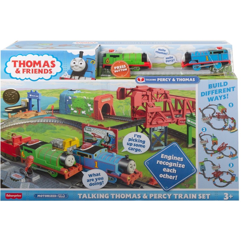 THOMAS AND FRIENDS GTM20 TALKING THOMAS AND PERCY TRAIN SET