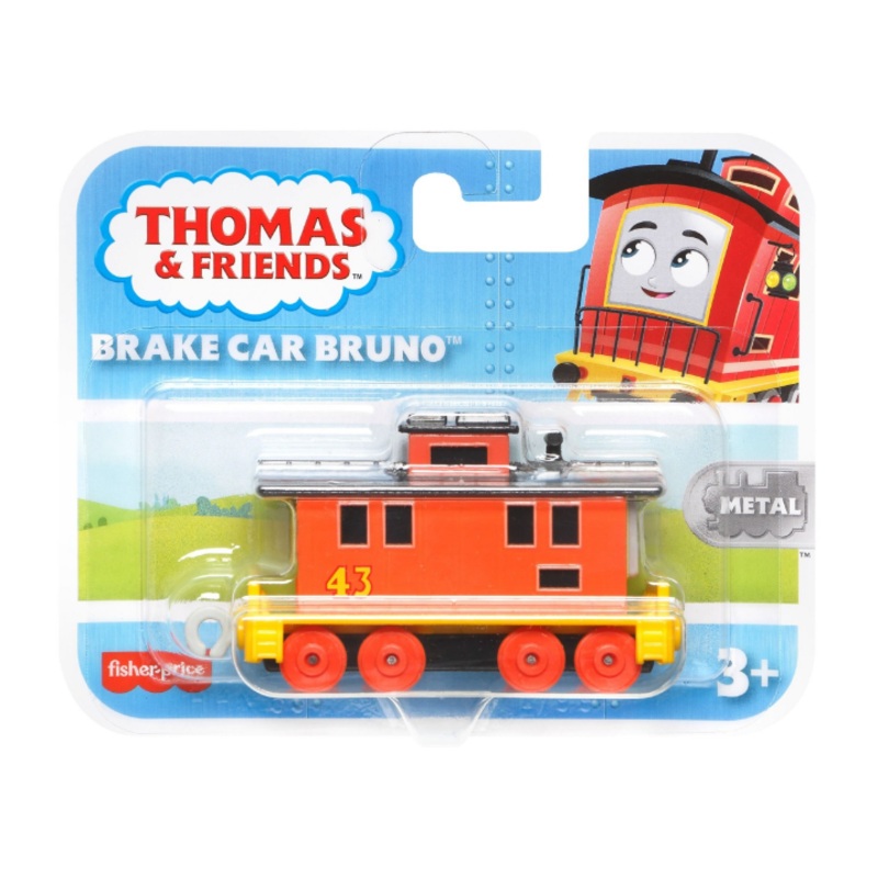 THOMAS & FRIENDS HHN55 PUSH ALONG BRAKE CAR BRUNO