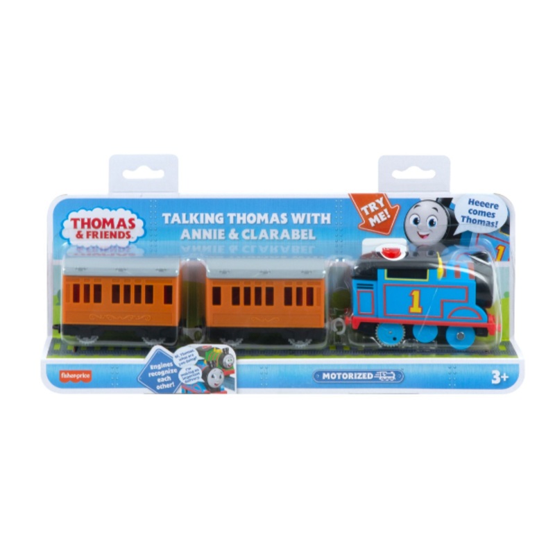 THOMAS & FRIENDS HJY81 MOTORIZED TALKING THOMAS WITH ANNIE & CLARABEL