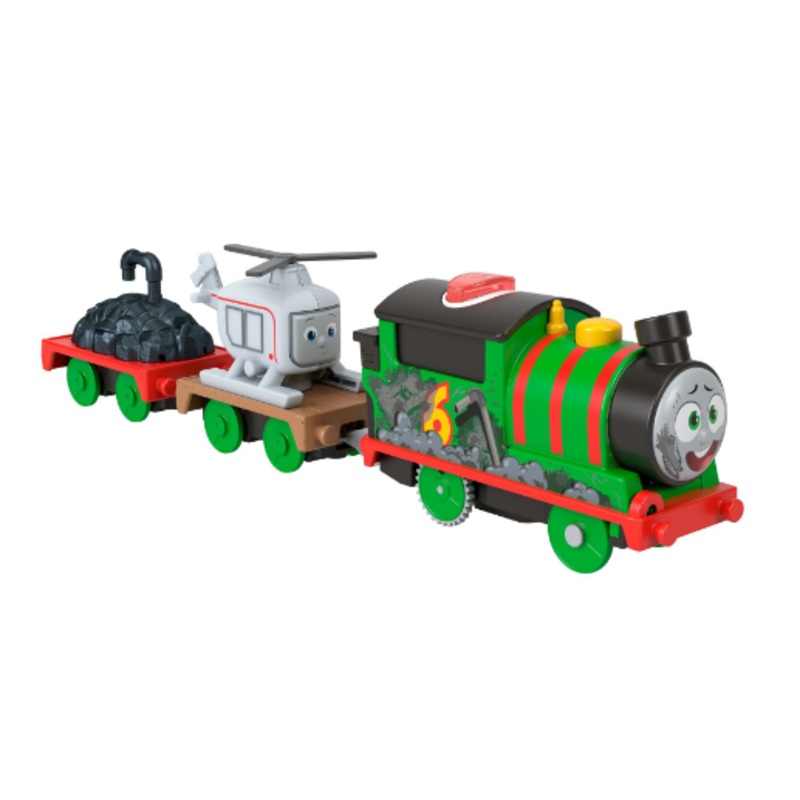 THOMAS & FRIENDS HJY82 MOTORIZED TALKING PERCY WITH HAROLD