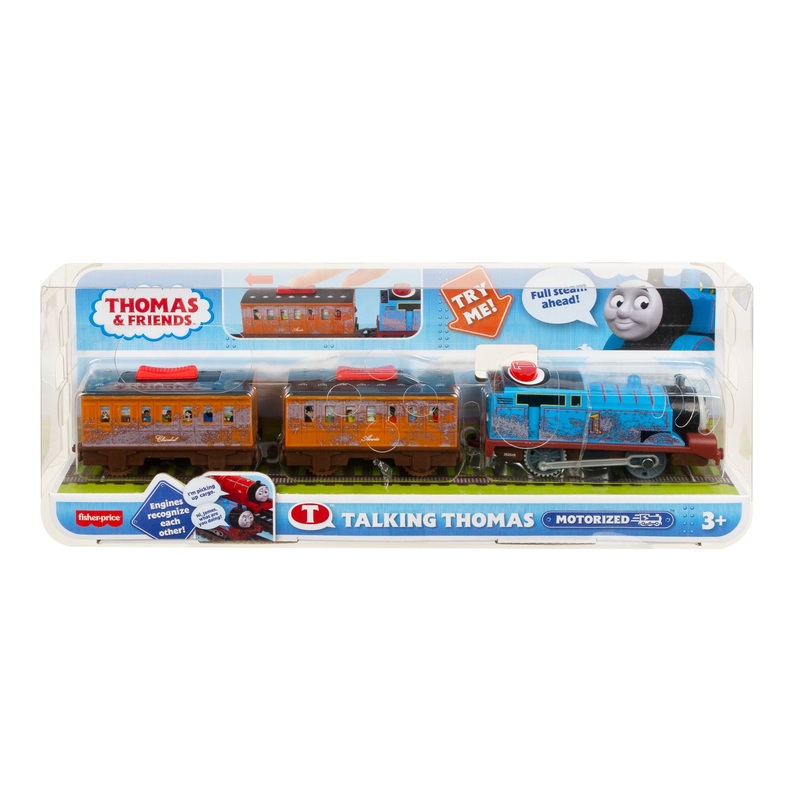 THOMAS & FRIENDS MOTORIZED ACTION HDB67 TALKING THOMAS WITH ANNIE & CLARABEL