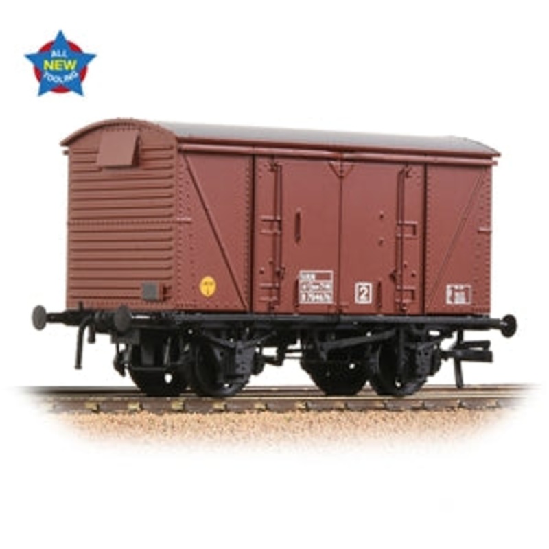 BACHMANN 38-872 BR 12 TON VANWIDE VENT VAN BR BAUXITE LATE YELLOW CIRCUIT LOGO