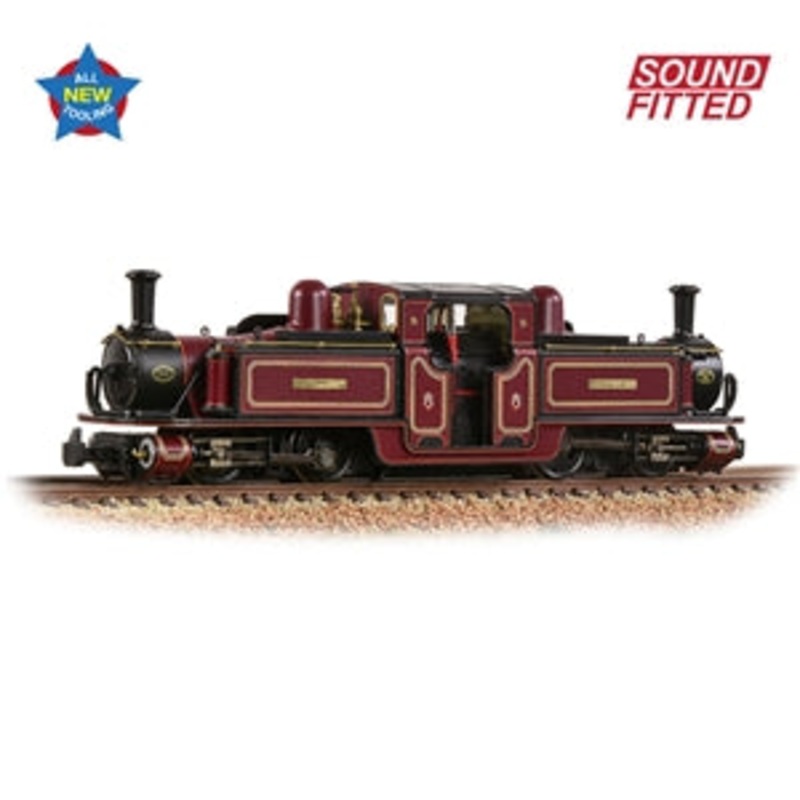 BACHMANN 391-101SF FFESTINIOG RAILWAY DOUBLE FAIRLIE MERDDIN EMRYS LINED MAROON OO9 SCALE SOUND FITTED