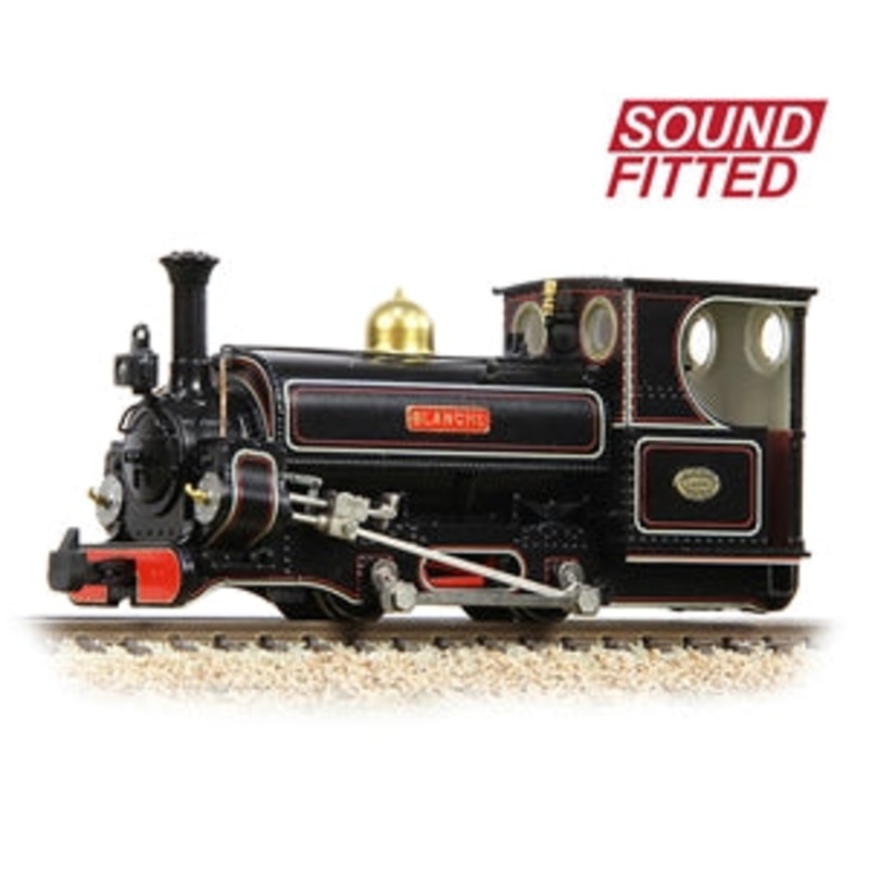 BACHMANN 391-125SF  MAINLINE HUNSLET 0-4-0 BLANCHIE PENRHYN QUARRY RAILWAY LINED BLACK EARLY   OO9 SCALE LOCO SOUND FITTED