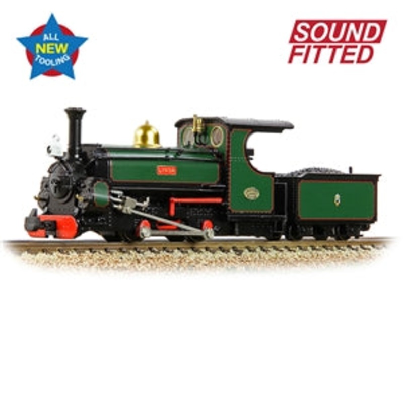 BACHMANN 391-130SF  Mainline Hunslet 0-4-0STT Linda Ffestiniog Railway Green OO9 SCALE LOCO SOUND FITTED