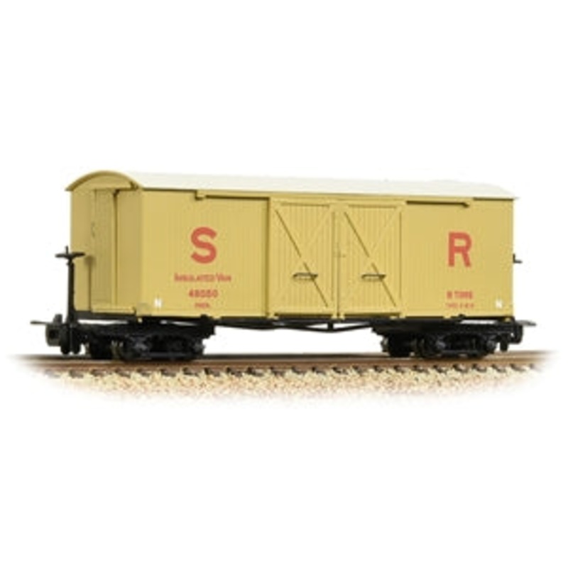 BACHMANN 393-030  BOGIE  COVERED  GOODS WAGON  SR STONE  OO9 SCALE
