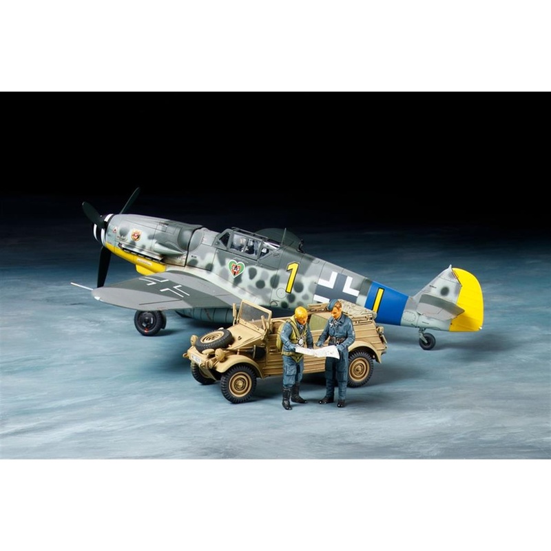 TAMIYA 25204 Bf 109 G-6 & KUBELWAGEN  AIRCRAFT KIT 1:48 SCALE