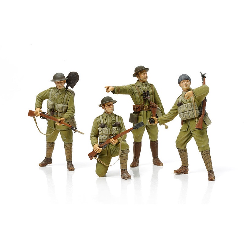 TAMIYA 32409 WWI BRITISH INFANTRY SET WITH SMALL ARMS AND EQUIPMENT 1/35 SCALE