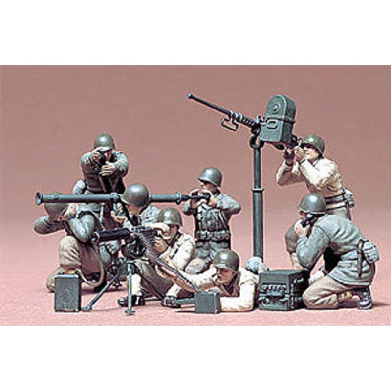 TAMIYA 35086 U.S GUN AND MORTAR TEAM SET  1/35 SCALE