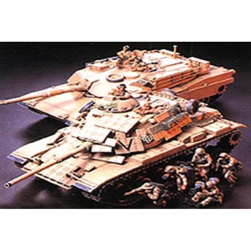 TAMIYA 35156 M1A1 ABRAMS 120MM GUN MAIN BATTLE TANK 1/35 SCALE