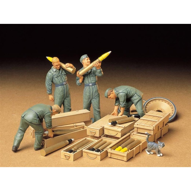 Tamiya 35188 German Tank Ammo Loading Crew Plastic Figure Set 1/35