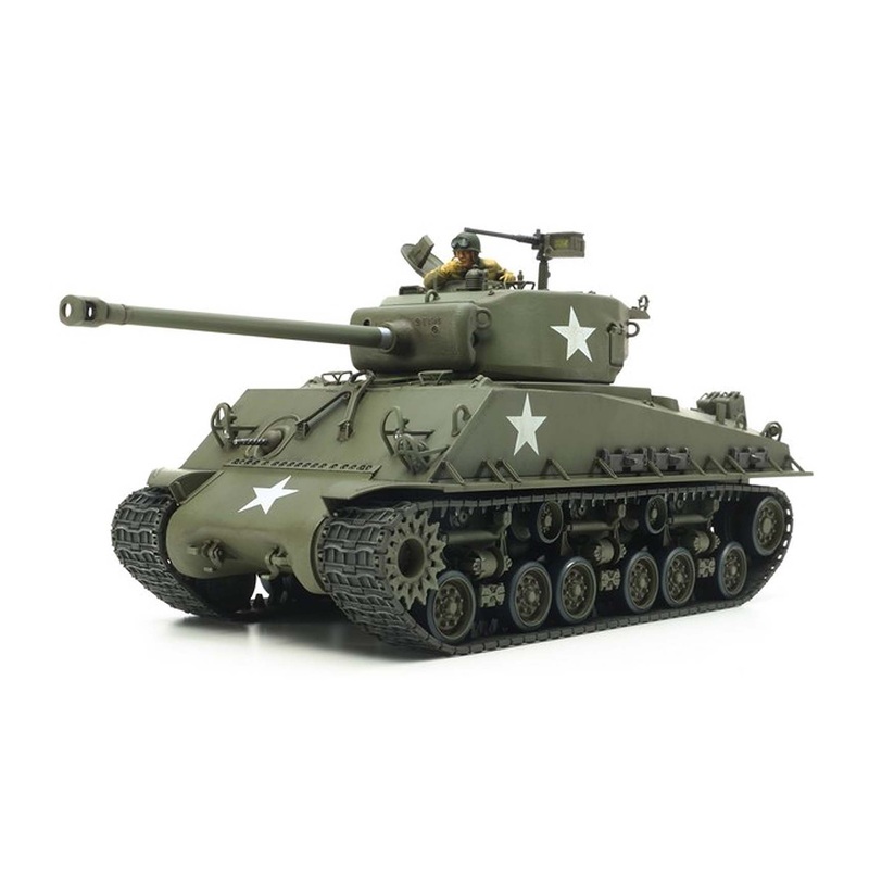 TAMIYA 35346 US MEDIUM TANK M4A3E8 SHERMAN 1/35 SCALE