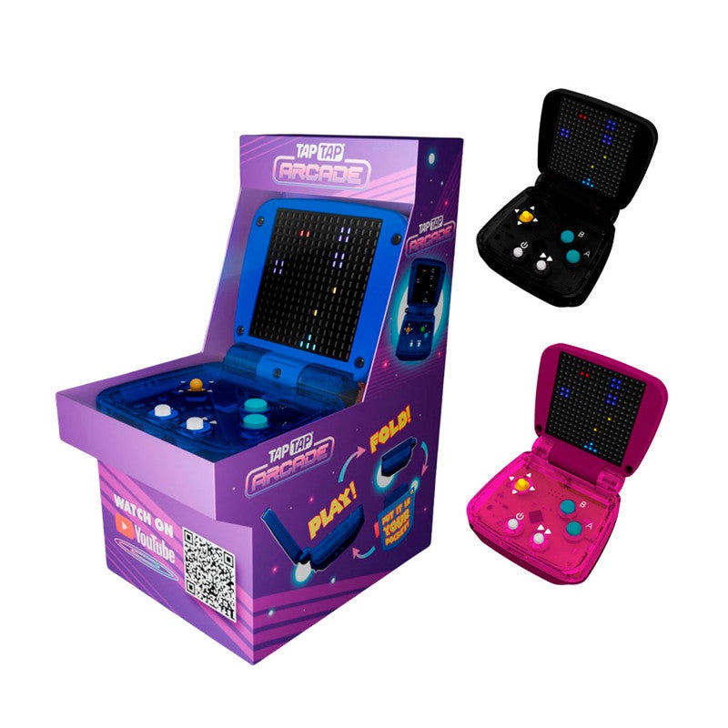 TAP TAP ARC358-06 MINI ARCADE GAME (ASST COLOURS ONE SUPPLIED)