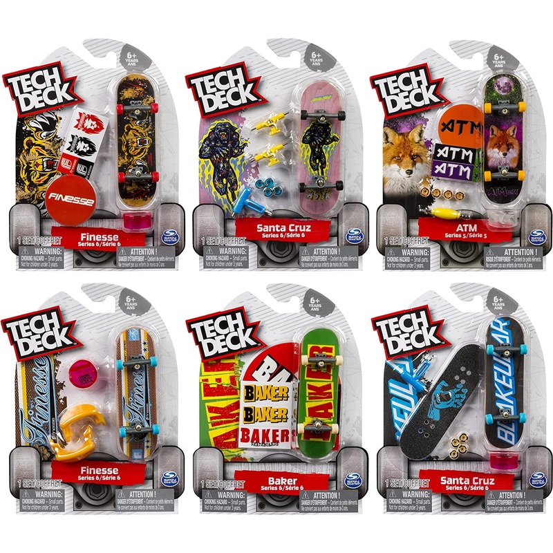 TECH DECK 6028846 FINGER SKATE BOARD ASSORTED DESIGNS