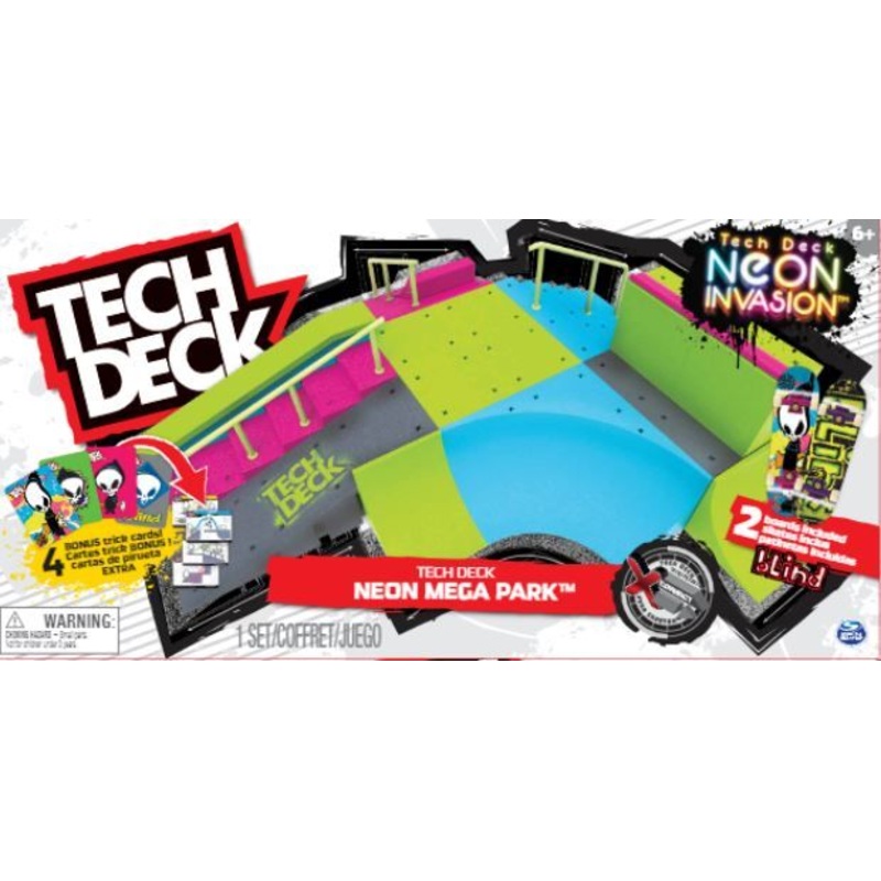 TECH DECK 6063752 NEON MEGA PARK
