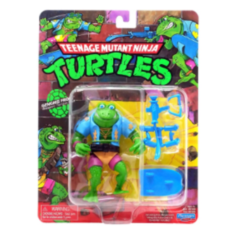 TEENAGE MUTANT NINJA TURTLES 81005 RETRO GENGHIS FROG WITH TONGUE GUN WEAPON