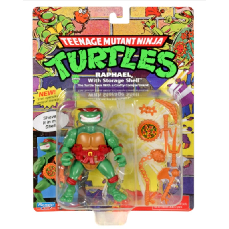 TEENAGE MUTANT NINJA TURTLES 81034 RAPHAEL WITH STORAGE SHELL