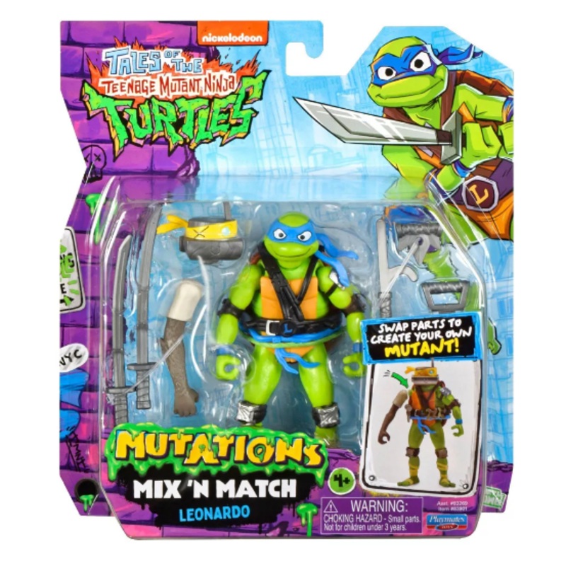 TEENAGE MUTANT NINJA TURTLES 83201 MIX 'N MATCH MUTATIONS LEONARDO