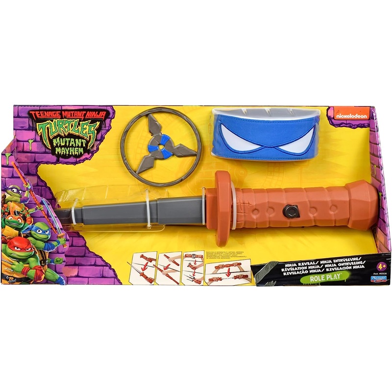 TEENAGE MUTANT NINJA TURTLES 83531 LEONARDO NINJA REVEAL ROLE PLAY SET