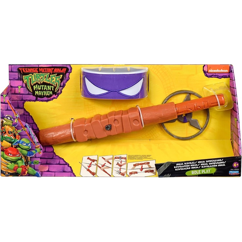 TEENAGE MUTANT NINJA TURTLES 83532 DONATELLO NINJA REVEAL ROLE PLAY SET