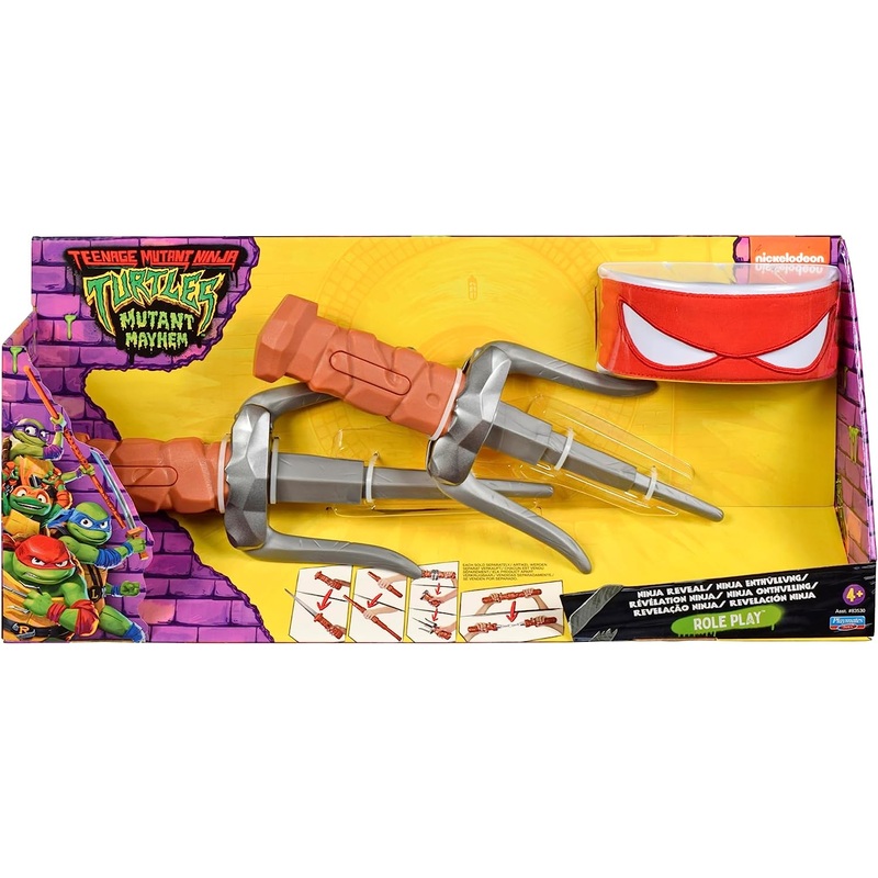 TEENAGE MUTANT NINJA TURTLES 83534 RAPHAEL NINJA REVEAL ROLE PLAY SET