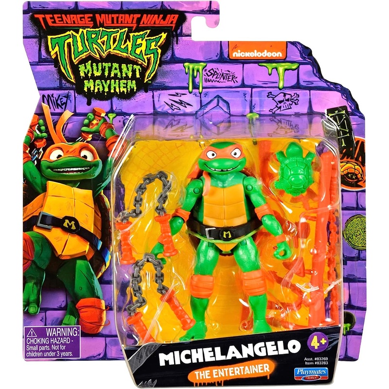 TEENAGE MUTANT NINJA TURTLES MUTANT MAYHEM 83283 MICHELANGELO THE ENTERTAINER
