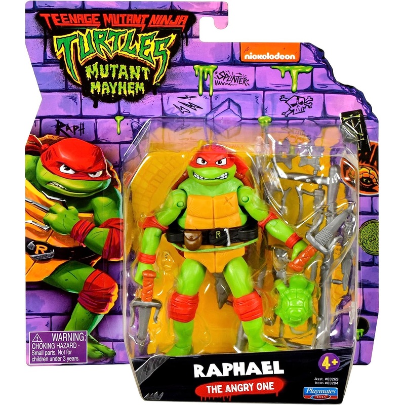 TEENAGE MUTANT NINJA TURTLES MUTANT MAYHEM 83284 RAPHAEL THE ANGRY ONE