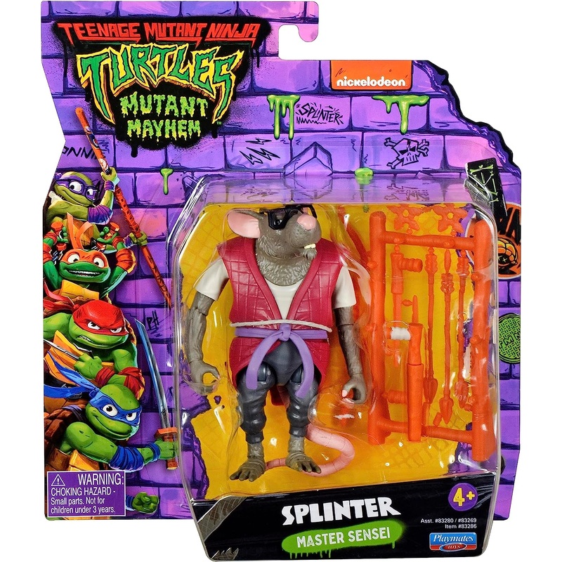 TEENAGE MUTANT NINJA TURTLES MUTANT MAYHEM 83286 SPLINTER MASTER SENSEI
