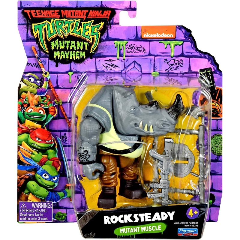 TEENAGE MUTANT NINJA TURTLES MUTANT MAYHEM 83293 ROCKSTEADY MUTANT MUSCLE
