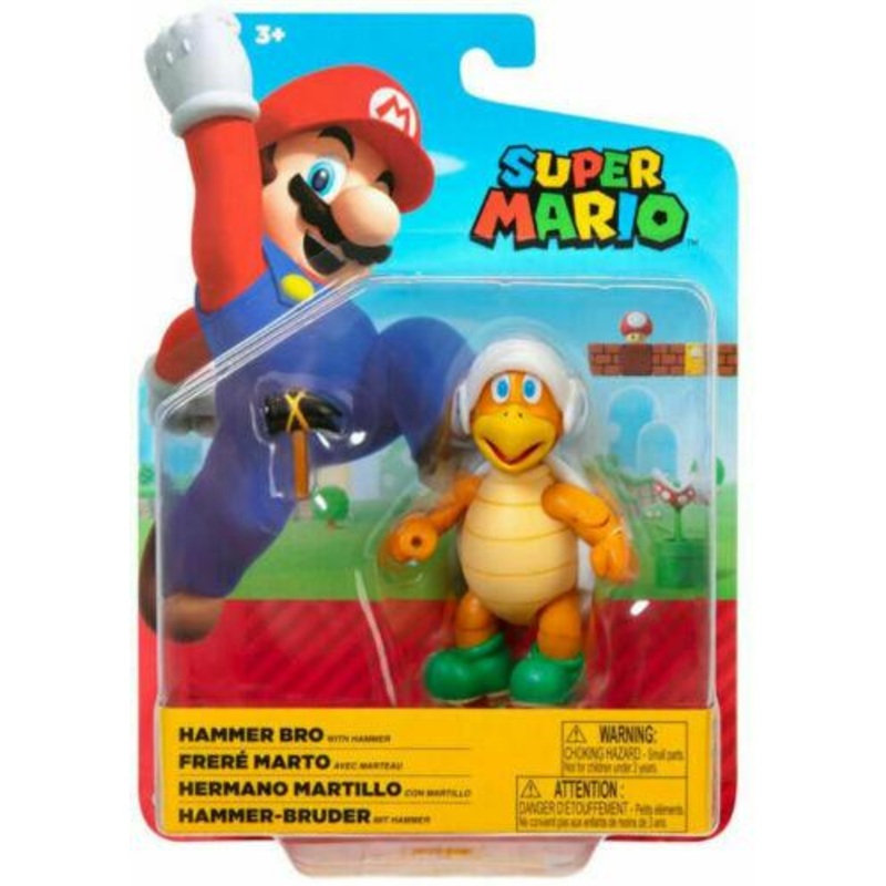 SUPER MARIO 40681 HAMMER BRO WITH HAMMER ARTICULATED FIGURE