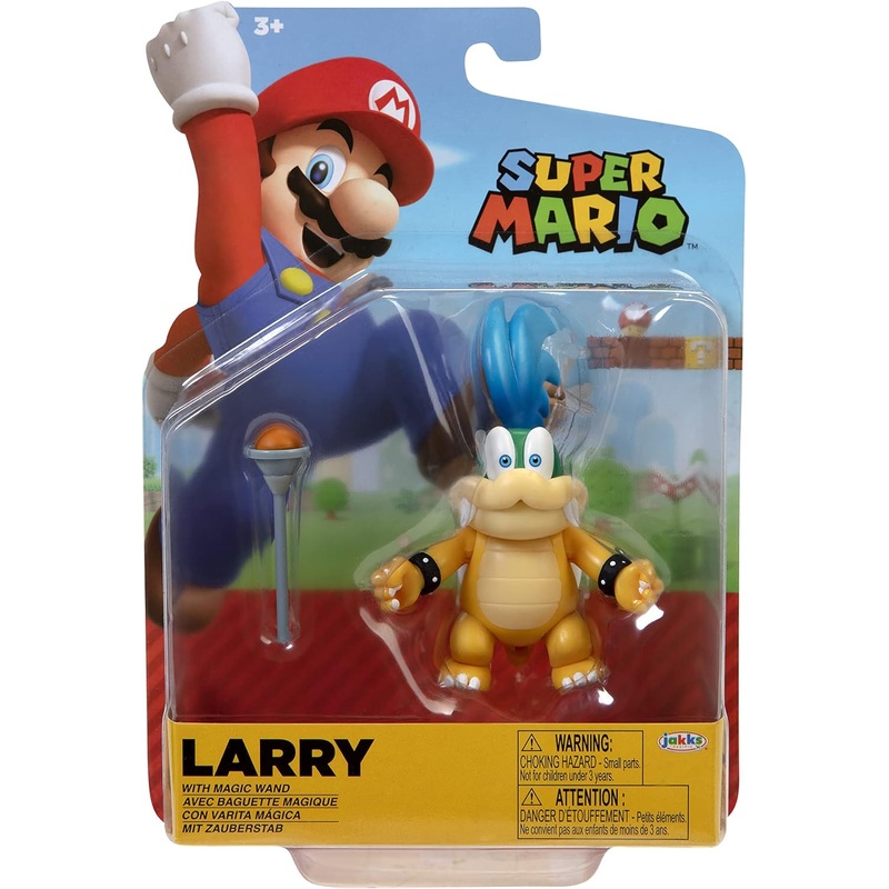 SUPER MARIO 40872 LARRY WITH MAGIC WAND ARTICULATED FIGURE