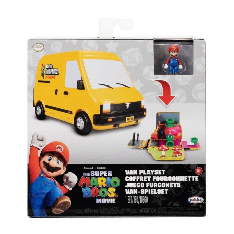 SUPER MARIO 41713 THE SUPER MARIO BROS MOVIE VAN PLAYSET