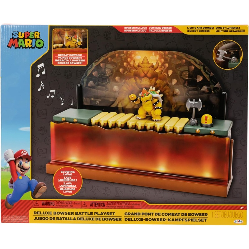 SUPER MARIO 41860 DELUXE BOWSER BATTLE PLAYSET