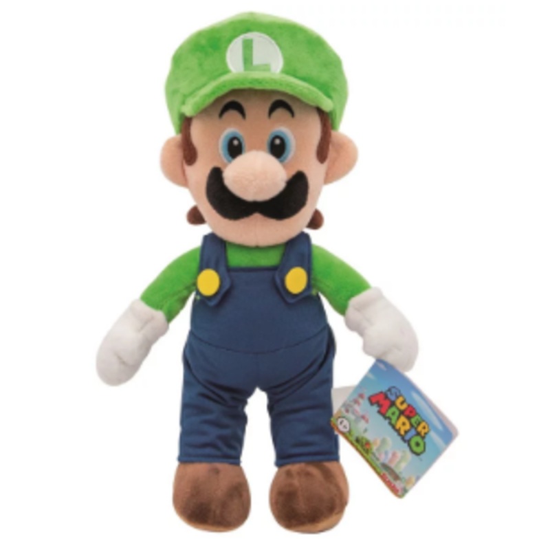 SUPER MARIO 68974 LUIGI TOY PLUSH 30CM