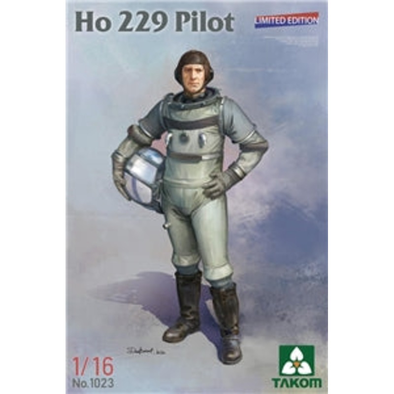 TAKOM 1023 German Air Force Horten Ho 229 Pilot Limited Edition Figure 1/16 SCALE