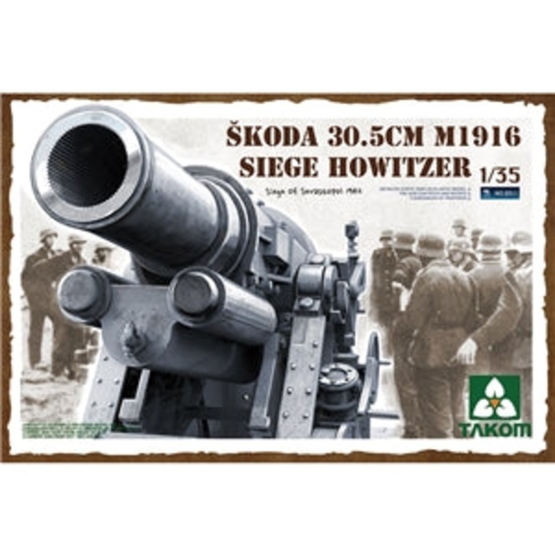 TAKOM  2011 koda 30.5cm M1916 Siege Howitzer 1/35 SCALE