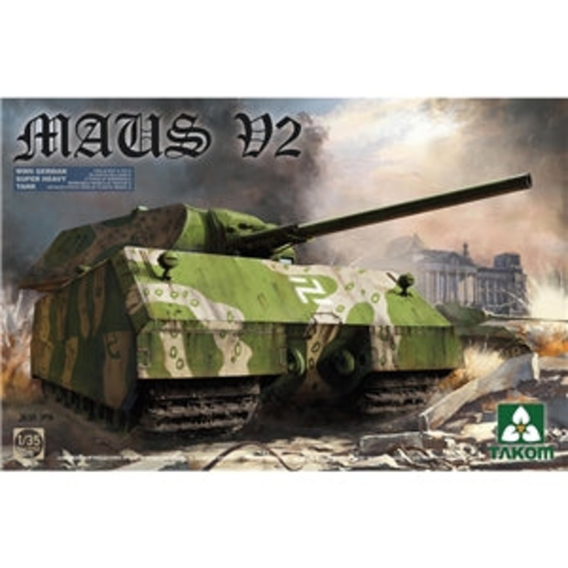 TAKOM 2050 WWII German Super Heavy Tank Maus V2 1/35 SCALE