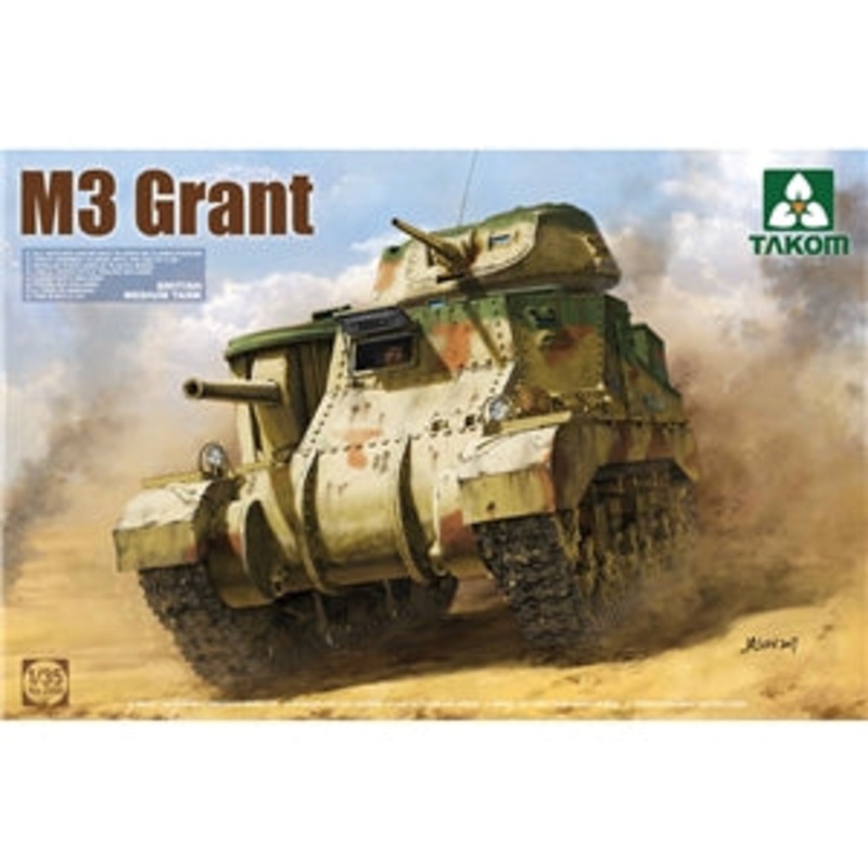 TAKOM 2086 BRITISH MEDIUM TANK M3 GRANT  1/35 SCALE