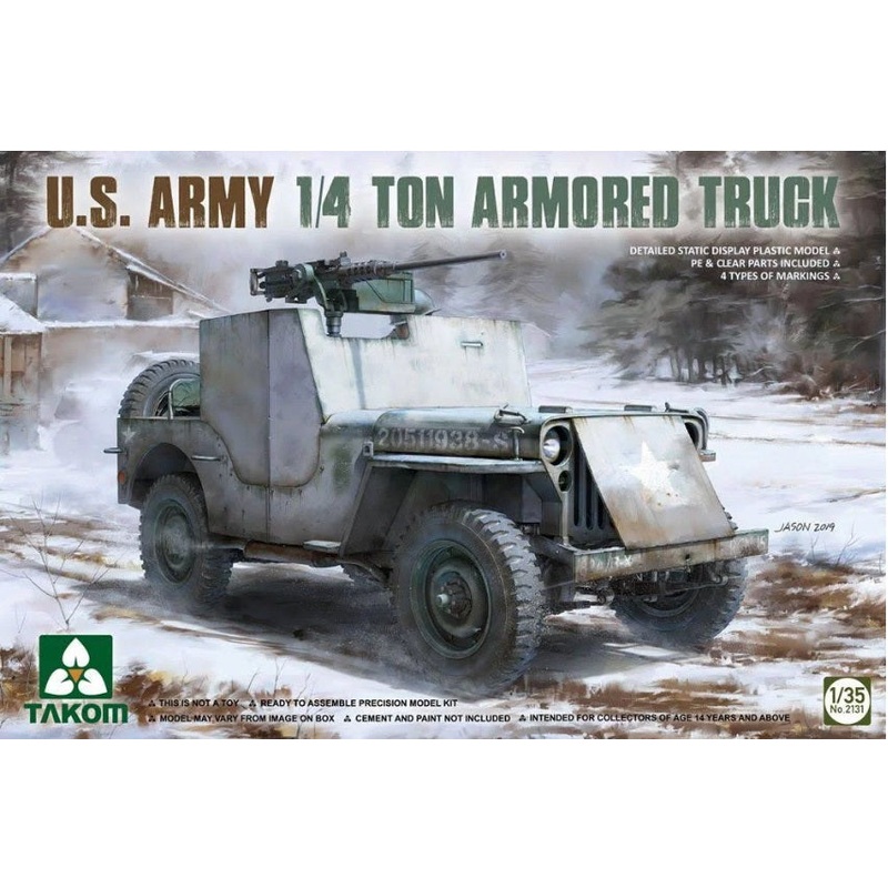 Takom 2131 US ARMY 1/4 TON ARMOURED TRUCK