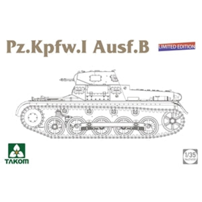 TAKOM  2145B German Army Panzer I Ausf B Limited Edition Light Tank  1/35TH SCALE
