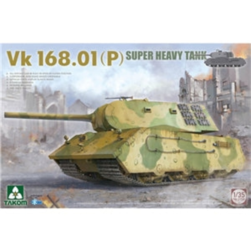 TAKOM 2158 German Vk 168.01(p) concept Super Heavy Tank  1/35 SCALE