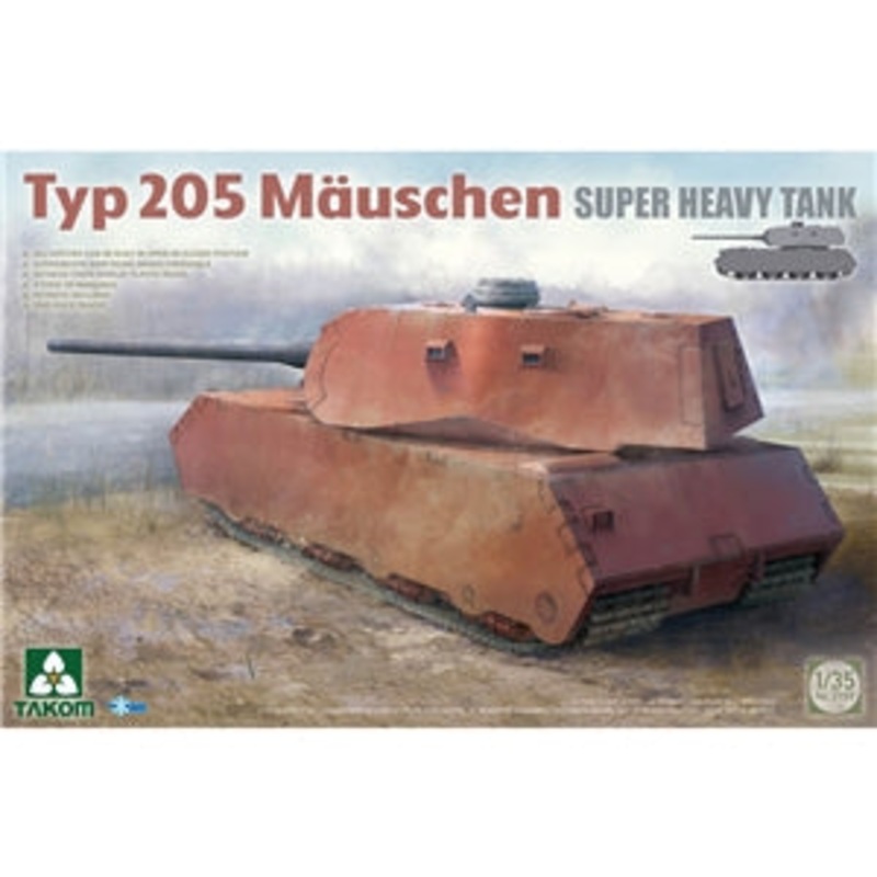 TAKOM 2159German Typ 205 Muschen concept Super Heavy Tank   1/35 SCALE